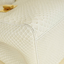 Fendi Vintage White Python Mini Peekaboo Bag