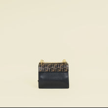 Fendi Bicolor Zucca Embossed Kan I Small Shoulder Bag