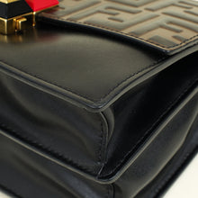 Fendi Bicolor Zucca Embossed Kan I Small Shoulder Bag
