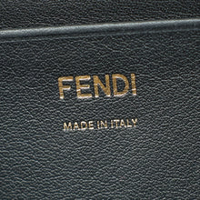 Fendi Brown FF Baguette Mini Sheepskin Fur Shoulder Bag