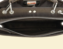 Fendi Ebene Sunflower Mini Peekaboo I SEE U Satchel Bag