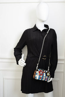 Fendi Tricolor Double Micro Baguette Bag