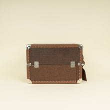 Fendi Brown Vintage Selleria Jewelry Holder Trunk Case