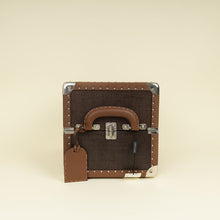 Fendi Brown Vintage Selleria Jewelry Holder Trunk Case
