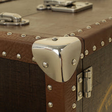 Fendi Brown Vintage Selleria Jewelry Holder Trunk Case