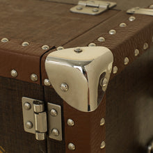 Fendi Brown Vintage Selleria Jewelry Holder Trunk Case