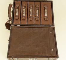 Fendi Brown Vintage Selleria Jewelry Holder Trunk Case