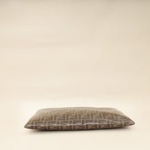 Fendi Brown FF Large Flat Wristlet Pouch