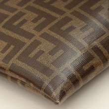 Fendi Brown FF Large Flat Wristlet Pouch