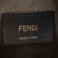 Fendi Brown Logo Mini Leather Mon Tresor Bag