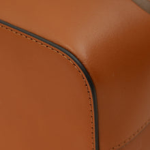 Fendi Brown Logo Mini Leather Mon Tresor Bag