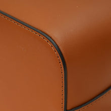 Fendi Brown Logo Mini Leather Mon Tresor Bag
