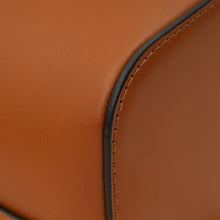 Fendi Brown Logo Mini Leather Mon Tresor Bag