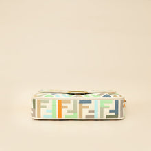 Fendi Multicolor FF Embroidery Baguette Medium Bag