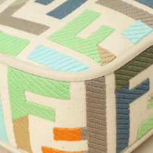 Fendi Multicolor FF Embroidery Baguette Medium Bag