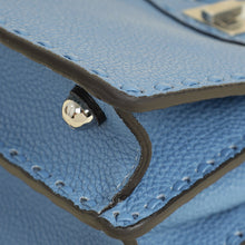 Fendi Blue Selleria Peekaboo ISeeU Petite Bag