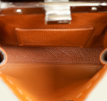 Fendi Brown Selleria Mini Peekaboo Python Handle Bag