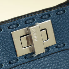 Fendi Dark Teal Peekaboo Selleria Mini Bag