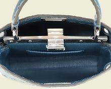 Fendi Dark Teal Peekaboo Selleria Mini Bag
