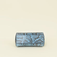 Fendi Blue Python Mini Peekaboo Bag