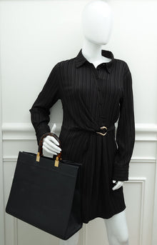 Fendi Black Sunshine Medium Shopping Bag