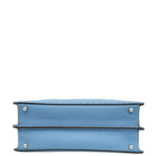 Fendi Blue Selleria ISeeU Peekaboo Medium Bag W/ Fortune Teller