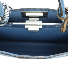Fendi Blue Selleria ISeeU Peekaboo Medium Bag W/ Fortune Teller