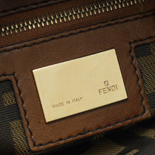 Fendi Multicolor Pequin Stripe Chef Chain Hobo Bag