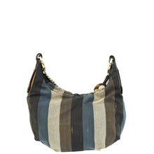 Fendi Multicolor Pequin Stripe Chef Chain Hobo Bag