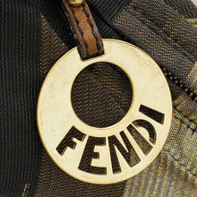 Fendi Multicolor Pequin Stripe Chef Chain Hobo Bag