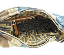 Fendi Multicolor Pequin Stripe Chef Chain Hobo Bag