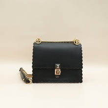 Fendi Black Kan I Stud Small Shoulder Bag