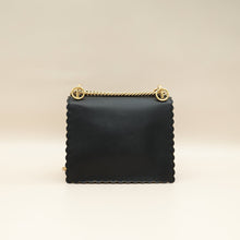 Fendi Black Kan I Stud Small Shoulder Bag