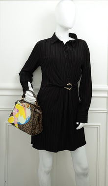 Fendi Multicolor FF Glazed With Inlay Peekaboo Mini Bag