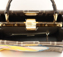 Fendi Multicolor FF Glazed With Inlay Peekaboo Mini Bag