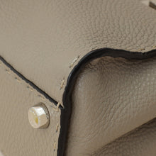 Fendi Dove Grey Peekaboo Sellier Mini Python Handle Bag