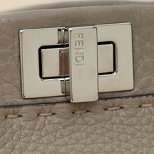 Fendi Dove Grey Peekaboo Sellier Mini Python Handle Bag