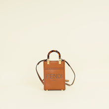 Fendi Brown Mini Sunshine Shopper Bag