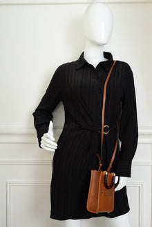 Fendi Brown Mini Sunshine Shopper Bag
