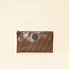 Fendi Tobacco FF Flat Baguette Medium Pouch