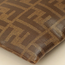 Fendi Tobacco FF Flat Baguette Medium Pouch