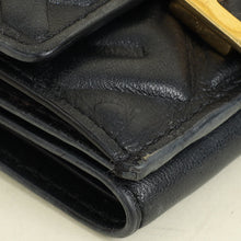 Fendi Black FF Embossed Compact Wallet