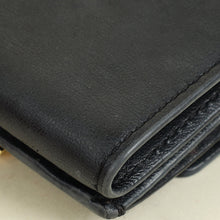 Fendi Black FF Embossed Compact Wallet