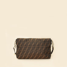Fendi Tobacco Zucca Mia Flap Large Bag