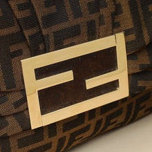Fendi Tobacco Zucca Mia Flap Large Bag