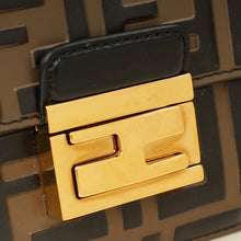 Fendi Bicolor FF Embossed Kan U Chain Small Shoulder Bag