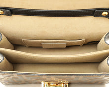 Fendi Bicolor FF Embossed Kan U Chain Small Shoulder Bag