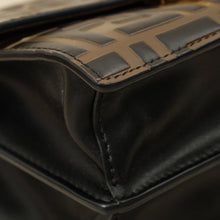 Fendi Bicolor FF Embossed Kan U Chain Small Shoulder Bag
