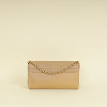 Fendi Beige Pequin Small Shoulder Bag