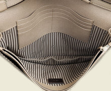 Fendi Khaki 2Jours Envelope Clutch Bag